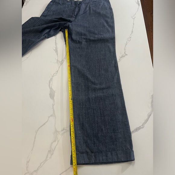 J.Jill Jacket and pants set  Blue 100% Cotton Denim Like size 14 great condition - Picture 10 of 14